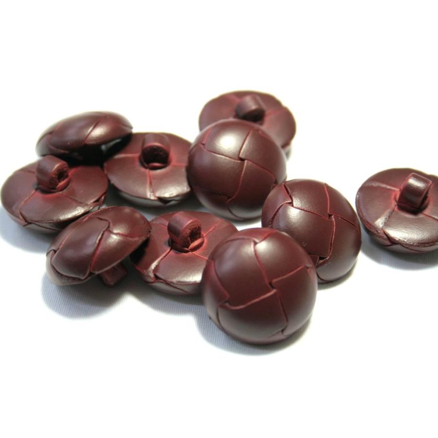 本革ボタン LZ100 25mm  color.03ブラウン  コート対応ボタン 革ボタン,レザーボタン,皮ボタン老舗テーラー御用達スーツボタン専門店 |  | 03