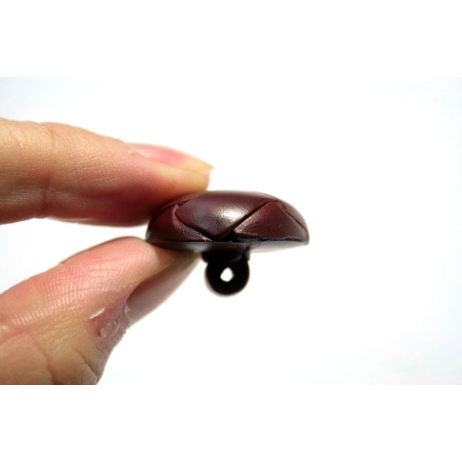 本革ボタン LZ100 25mm  color.03ブラウン  コート対応ボタン 革ボタン,レザーボタン,皮ボタン老舗テーラー御用達スーツボタン専門店 |  | 04