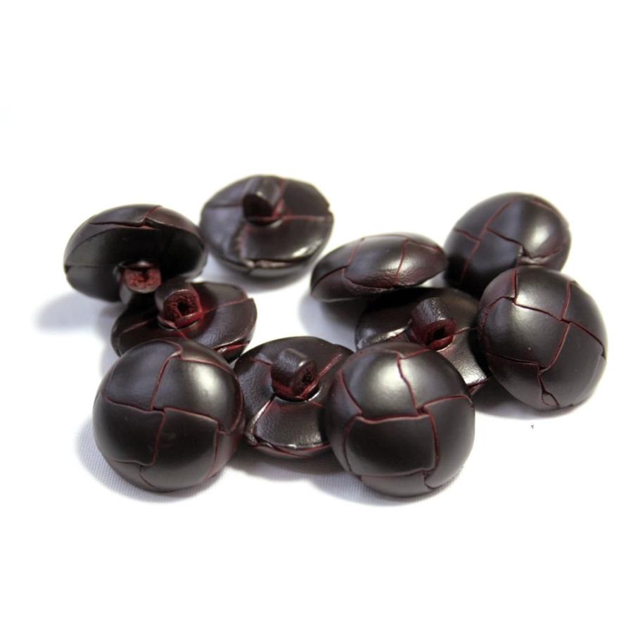 本革ボタン LZ100 25mm  color.04ダークブラウン  コート対応ボタン 革ボタン,レザーボタン,皮ボタン老舗テーラー御用達スーツボタン専門店 |  | 03