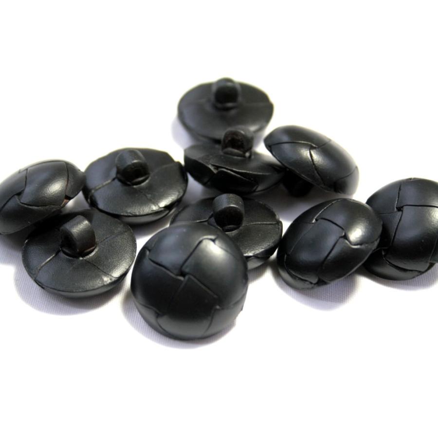 本革ボタン LZ100 25mm  color.05ブラック  コート対応ボタン 革ボタン,レザーボタン,皮ボタン老舗テーラー御用達スーツボタン専門店 |  | 03