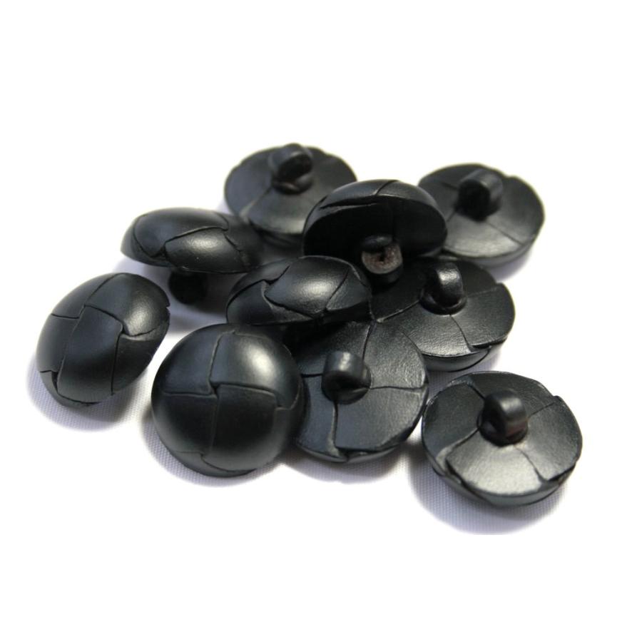 本革ボタン LZ100 23mm  color.05ブラック  コート対応ボタン 革ボタン,レザーボタン,皮ボタン老舗テーラー御用達スーツボタン専門店 |  | 04