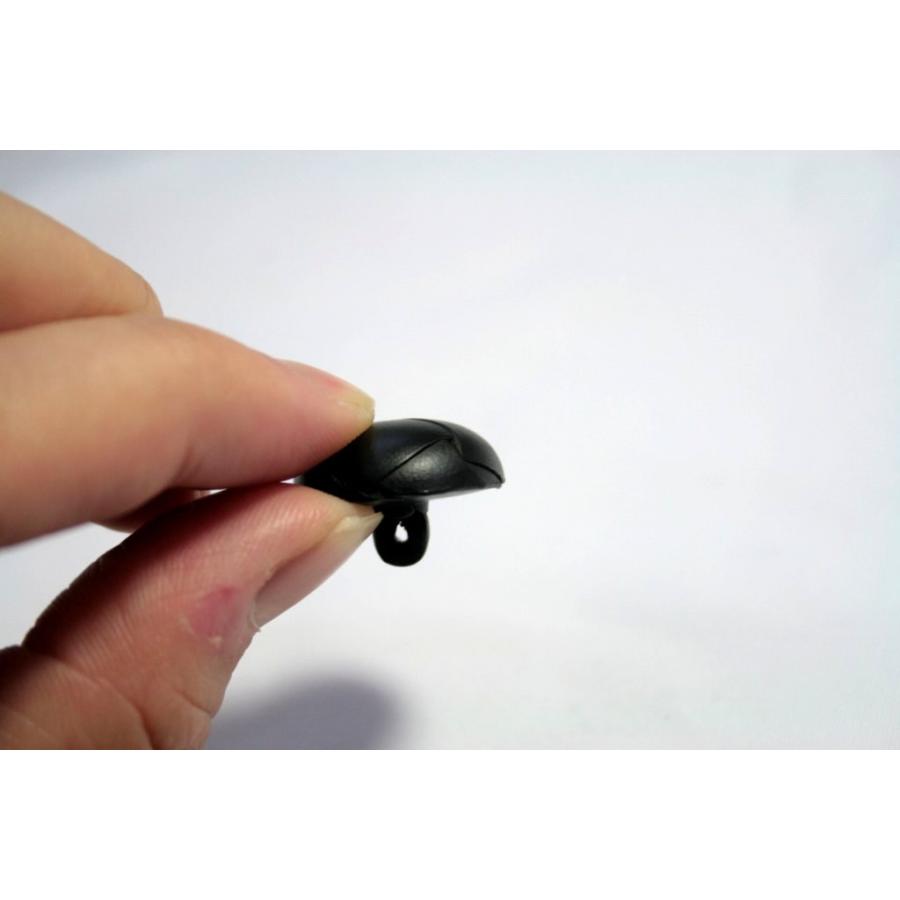 本革ボタン LZ100 21mm  color.05ブラック  コート対応ボタン 革ボタン,レザーボタン,皮ボタン老舗テーラー御用達スーツボタン専門店 |  | 04