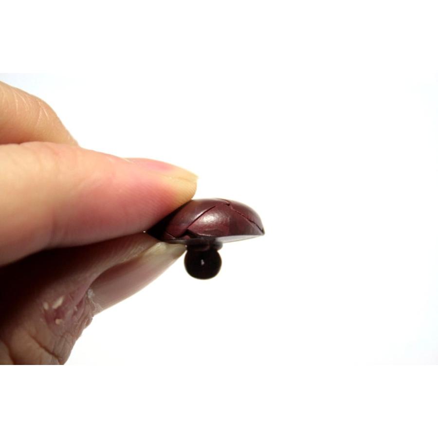 本革ボタン LZ100 19mm color.03ブラウン  コート対応ボタン 革ボタン,レザーボタン,皮ボタン老舗テーラー御用達スーツボタン専門店 |  | 04