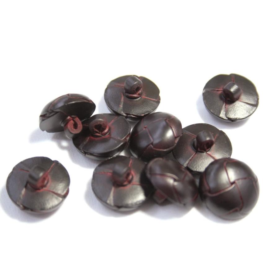 本革ボタン LZ100 19mm color.04ダークブラウン  コート対応ボタン 革ボタン,レザーボタン,皮ボタン老舗テーラー御用達スーツボタン専門店 |  | 03