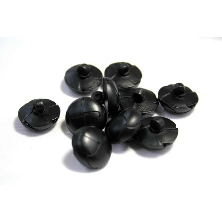 本革ボタン LZ100 19mm color.05ブラック  コート対応ボタン 革ボタン,レザーボタン,皮ボタン老舗テーラー御用達スーツボタン専門店 |  | 03