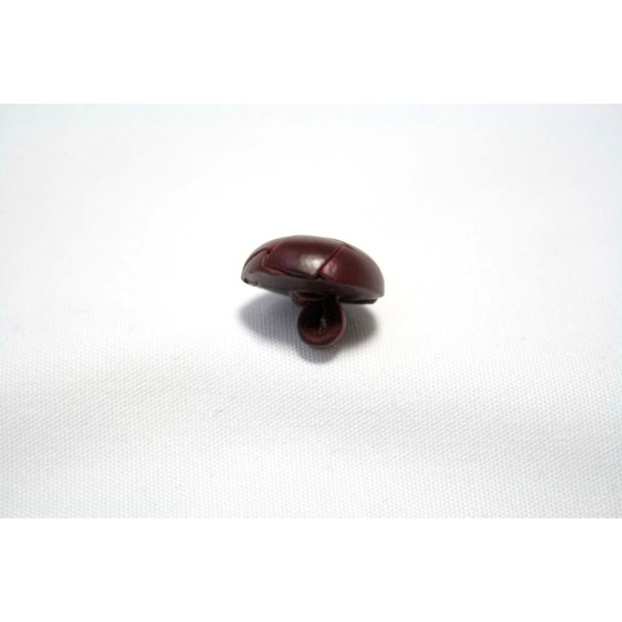 本革ボタン LZ100 15mm color.03ブラウン  コート対応ボタン,スーツ袖ボタン,革ボタン,レザーボタン,皮ボタン |  | 02