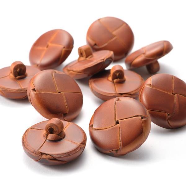 本革ボタン LZ200　30mm  color.01ライトブラウン  コート対応ボタン 実寸は29mm 革ボタン,レザーボタン,皮ボタン |  | 01