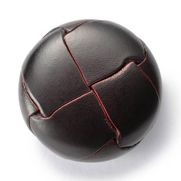 本革ボタン LZ200　30mm  color.04ダークブラウン  コート対応ボタン 実寸は29mm 革ボタン,レザーボタン,皮ボタン | 