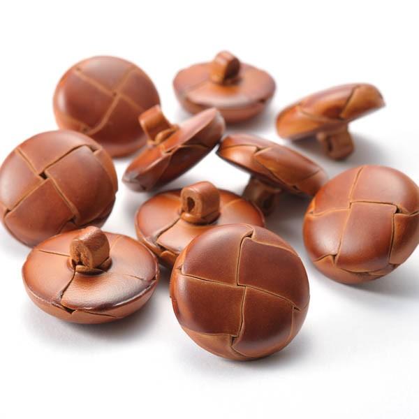 本革ボタン LZ200 23mm  color.01ライトブラウン  コート対応ボタン 革ボタン,レザーボタン,皮ボタン老舗テーラー御用達スーツボタン専門店 |  | 01