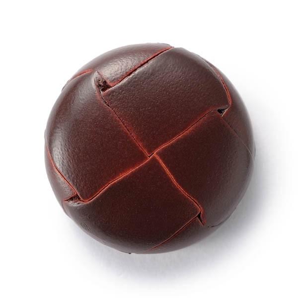 本革ボタン LZ200 23mm  color.03ブラウン  コート対応ボタン 革ボタン,レザーボタン,皮ボタン老舗テーラー御用達スーツボタン専門店 | 