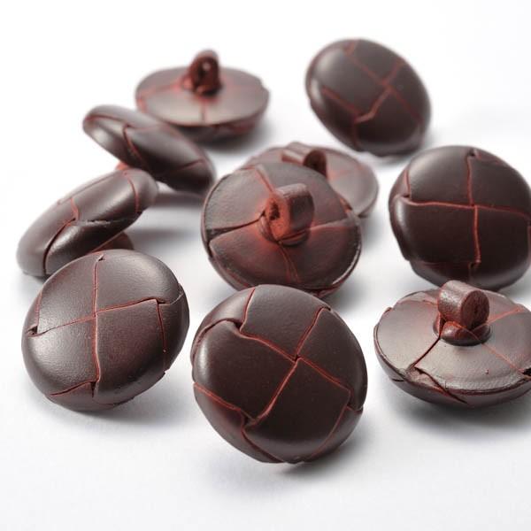 本革ボタン LZ200 23mm  color.03ブラウン  コート対応ボタン 革ボタン,レザーボタン,皮ボタン老舗テーラー御用達スーツボタン専門店 |  | 01