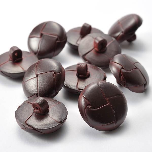 本革ボタン LZ200 21mm  color.03ブラウン  コート対応ボタン 革ボタン,レザーボタン,皮ボタン老舗テーラー御用達スーツボタン専門店 |  | 01