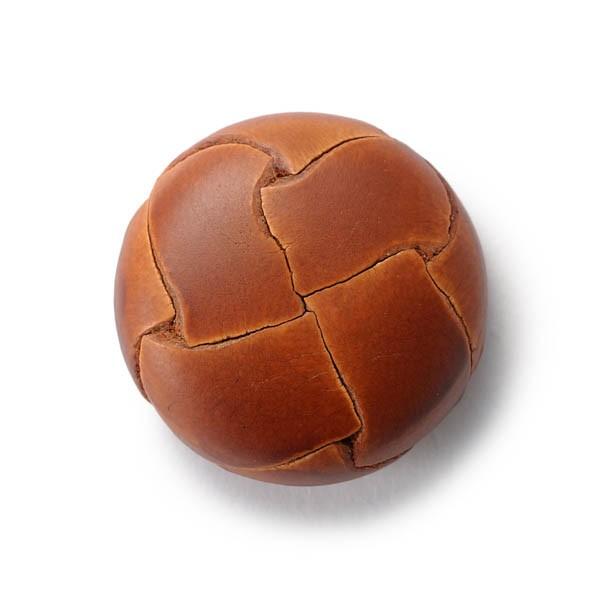 本革ボタン LZ200 19mm color.01ライトブラウン  コート対応ボタン 革ボタン,レザーボタン,皮ボタン老舗テーラー御用達スーツボタン専門店 | 