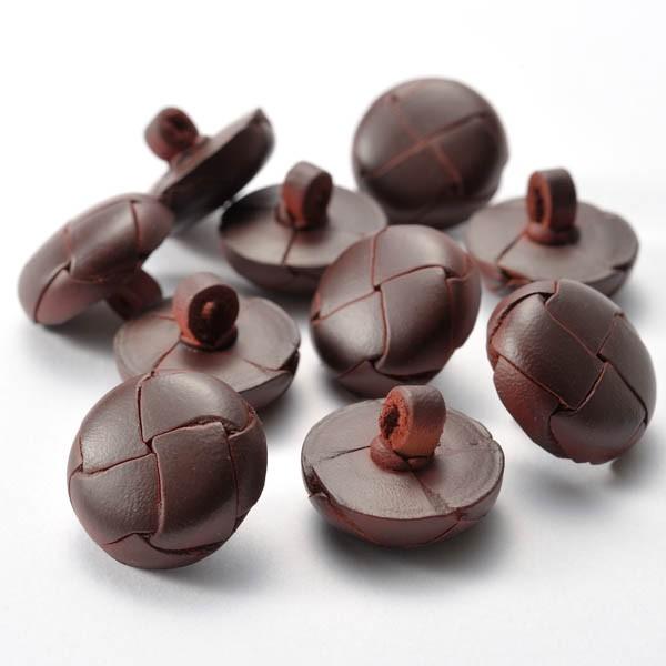 本革ボタン LZ200 19mm color.03ブラウン  コート対応ボタン 革ボタン,レザーボタン,皮ボタン老舗テーラー御用達スーツボタン専門店 |  | 01