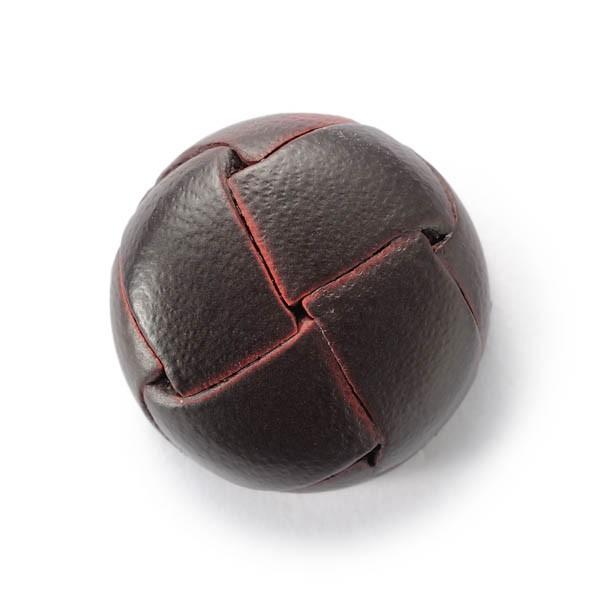 本革ボタン LZ200 19mm color.04ダークブラウン  コート対応ボタン 革ボタン,レザーボタン,皮ボタン老舗テーラー御用達スーツボタン専門店 | 