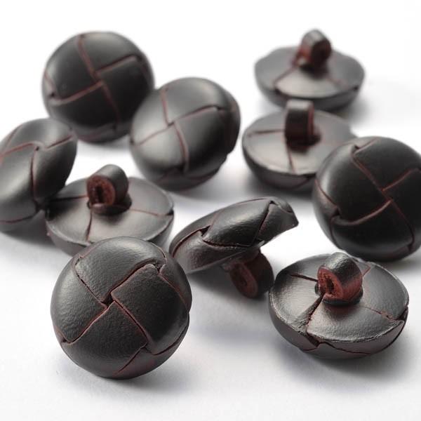 本革ボタン LZ200 19mm color.04ダークブラウン  コート対応ボタン 革ボタン,レザーボタン,皮ボタン老舗テーラー御用達スーツボタン専門店 |  | 01