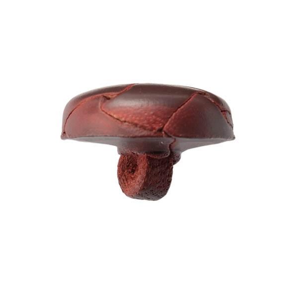 本革ボタン LZ200 15mm color.03ブラウン  コート対応ボタン,スーツ袖ボタン,革ボタン,レザーボタン,皮ボタン |  | 02