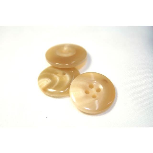 水牛ボタンMB-35 COLOR．1  20mm スーツの前ボタンの取替 老舗テーラー御用達スーツボタン専門店の高級ボタン |  | 01