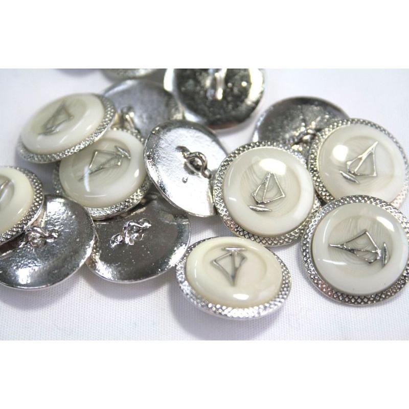 メタルボタン ヨットcolor.1・15mm袖口・袖ボタン 老舗テーラー御用達スーツボタン専門店の高級ボタン 袖口用 |  | 01