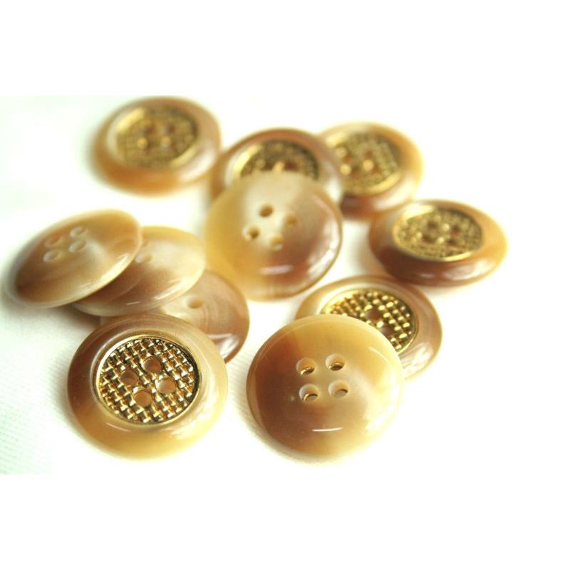 送料無料 リンクス COLOR．5  15mm高級スーツジャケット袖口用ボタン |  | 01