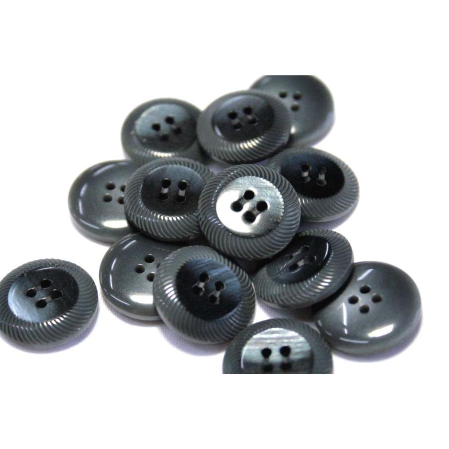 送料無料 アドーム　イタリーボタン COLOR．1  20mm スーツジャケット前ボタン 老舗テーラー御用達スーツボタン専門店の高級ボタン |  | 01