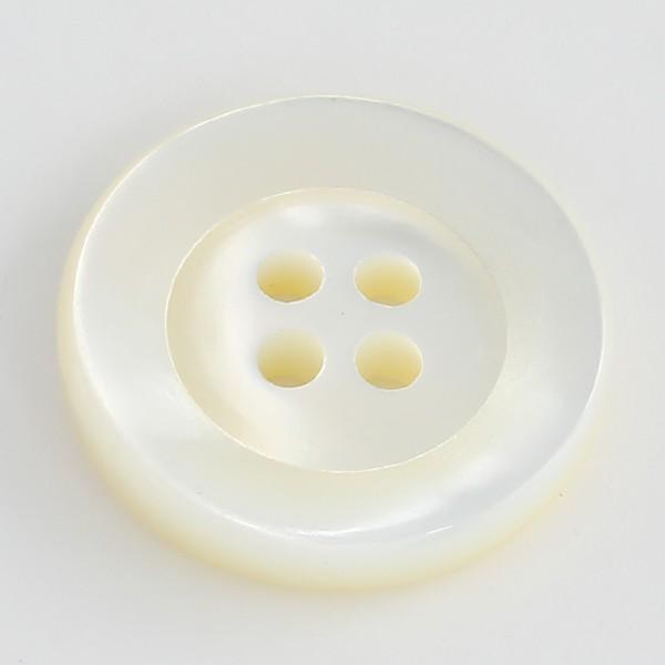 送料無料 HK19T高瀬貝 ナチュラル  15mm　天然の高瀬貝スーツジャケットの袖ボタン シェルボタン | 