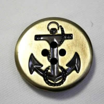 イカリボタン24mm メタルゴールド N-47SBR | 