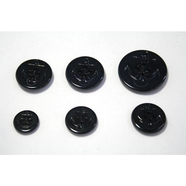 イカリボタン30mm 濃紺 ピーコートなどのコート・ジャケットに color.58  実寸約31mm |  | 02