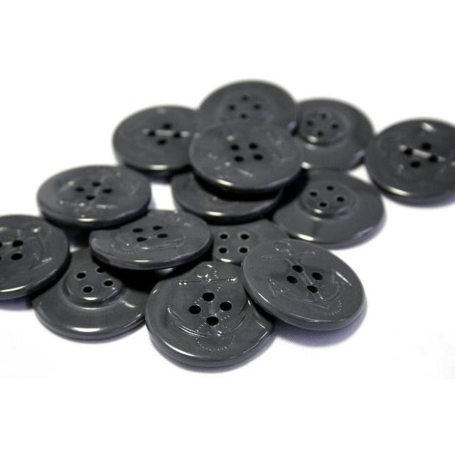 イカリボタン19mm グレー ねずみ色 ピーコートなどのコート・ジャケットに color.06 |  | 01