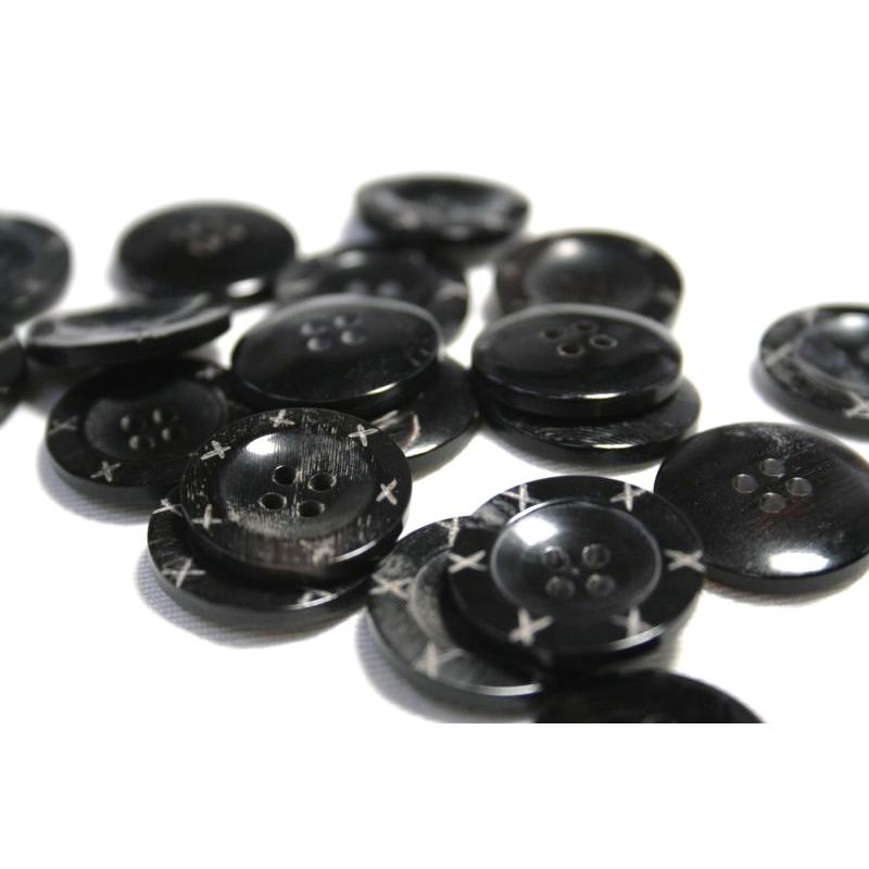 水牛ボタン"ビンテージ"シリーズ COLOR．31  20mm スーツジャケット前ボタン 老舗テーラー御用達スーツボタン専門店の高級ボタン |  | 01