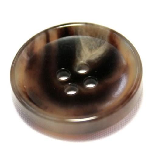 ＰＶ６　25mm  color.43ブラウン  コート対応ボタン老舗テーラー御用達スーツボタン専門店の高級ボタン | 