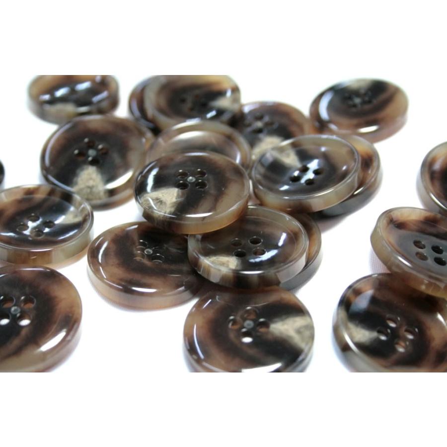 ＰＶ６　23mm  color.43ブラウン  コート対応ボタン老舗テーラー御用達スーツボタン専門店の高級ボタン |  | 01