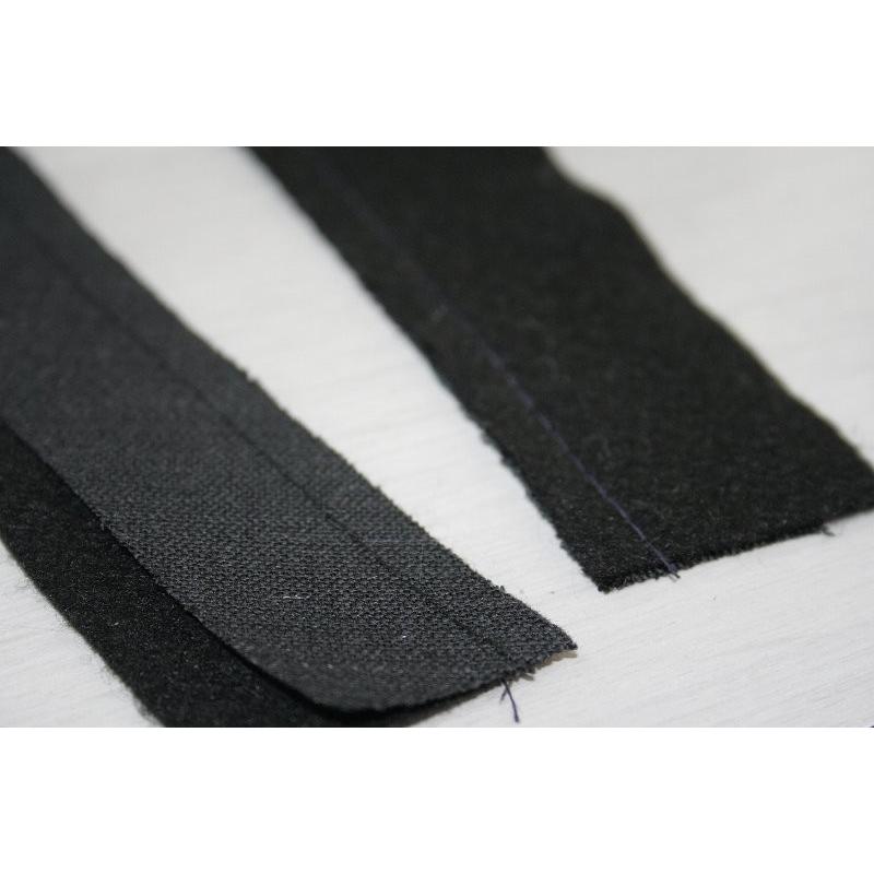 たれ綿39cm黒　ゆき綿・裄綿ともいわれる袖山の形をよくしたり丸みを出す付属 |  | 01