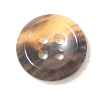 水牛シャツボタンHB270 COLOR．MB  11.5mm 老舗テーラー御用達スーツボタン専門店の高級シャツボタン | 