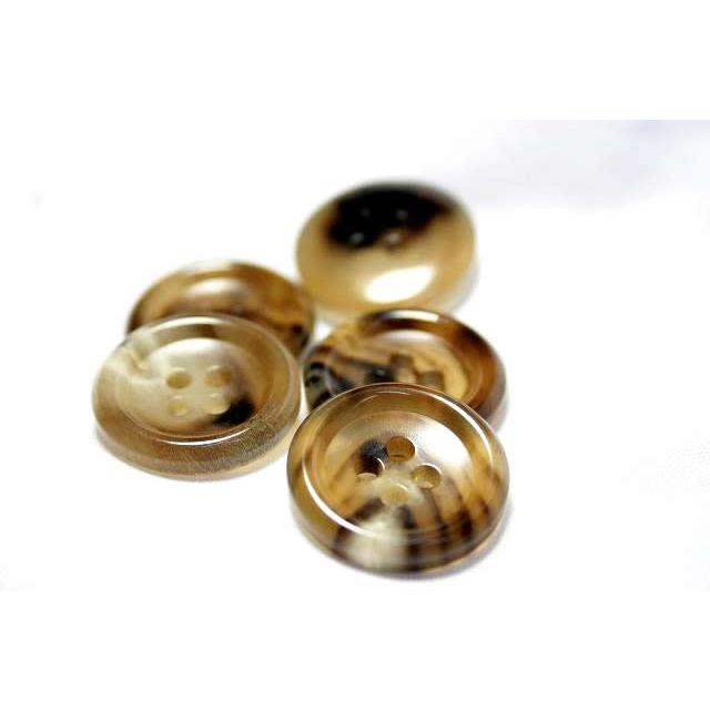 水牛ボタンK-150 COLOR．7A  ライトブラウン23mm T93980 老舗テーラー御用達スーツボタン専門店の高級ボタン |  | 01