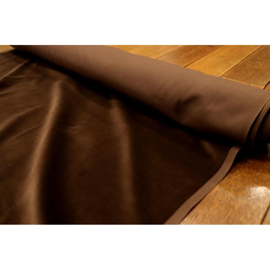 コート用ポケット袋布綿100%ベッチン(茶) [10cm単位カット]生地・袋地 9900貫八綾ベッチン(生地幅88cm) | 