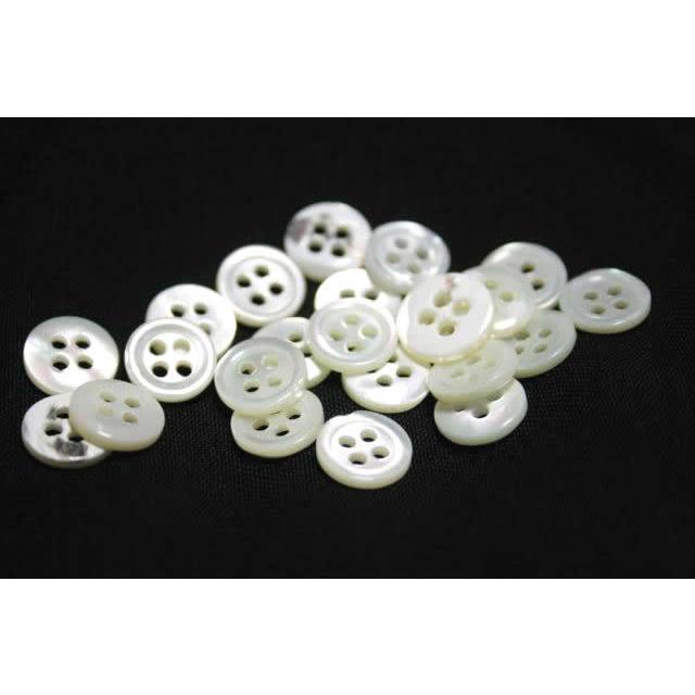 17型高瀬貝ボタン 9mm単品  天然貝 シャツボタン スーツボタン専門店のこだわり特注ボタン シェルボタン | 