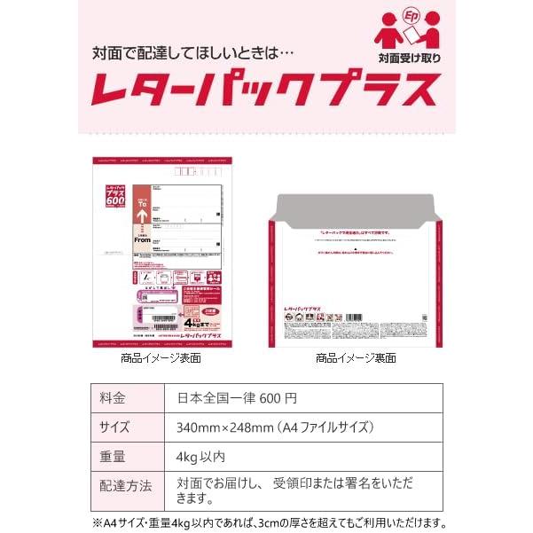 レターパックプラス（600円）10枚セット 送料無料 カード決済・PayPay