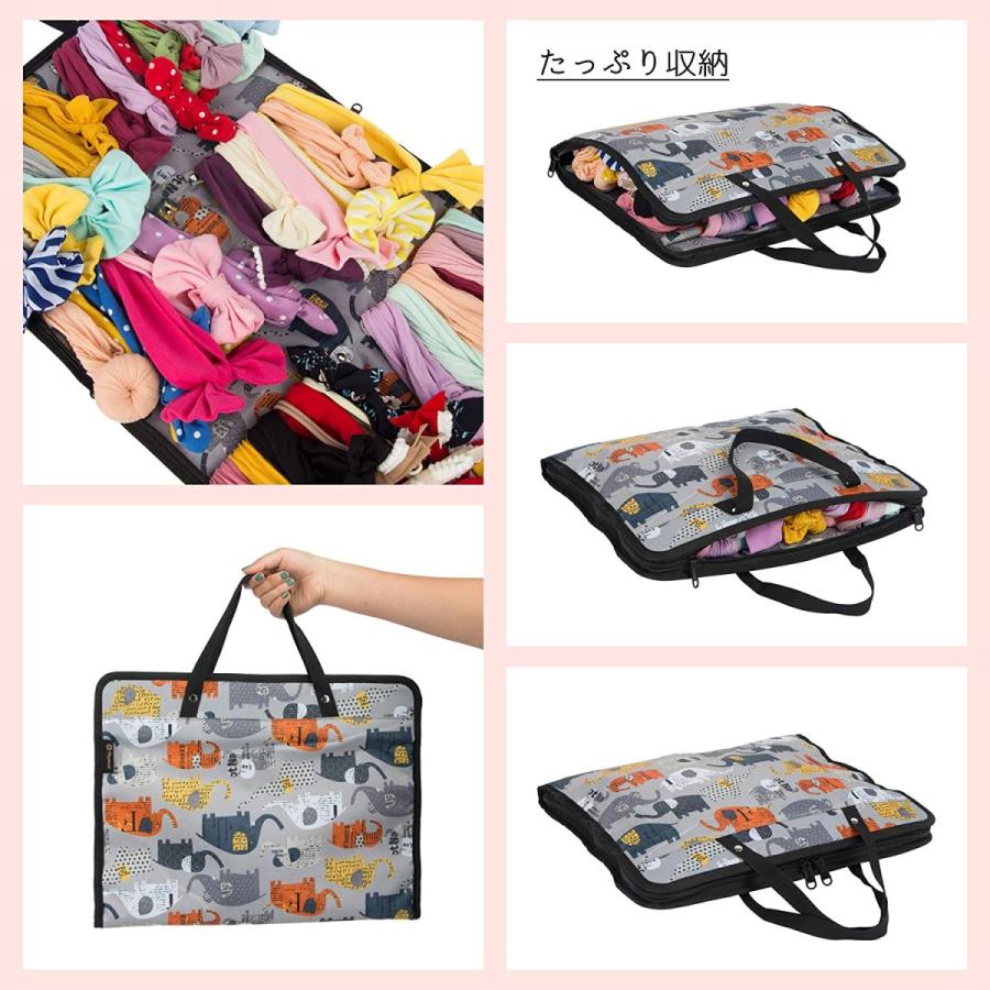 Pacmaxiヘアバンドバッグ 収納 保管 持ち運び 防塵 ヘアゴムケース 大容量 ファスナー開閉 壁掛け可 ジュエリーバッグ エレファン T S Shop 通販 Yahoo ショッピング