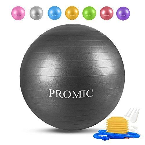 Promic バランスボール 45 55 65 75 85cm 8色 プロフェッショナルグレード フットポンプ付き アンチバーストヨガボール T S Shop 通販 Yahoo ショッピング