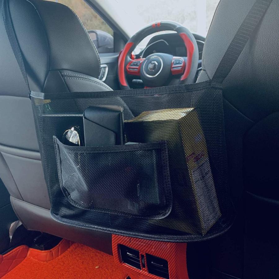 車用収納ポケット メッシュバッグ スリム 折り畳み式 カバン 置き場所 座席隙間収納 Uciy 最新版 T S Shop 通販 Yahoo ショッピング