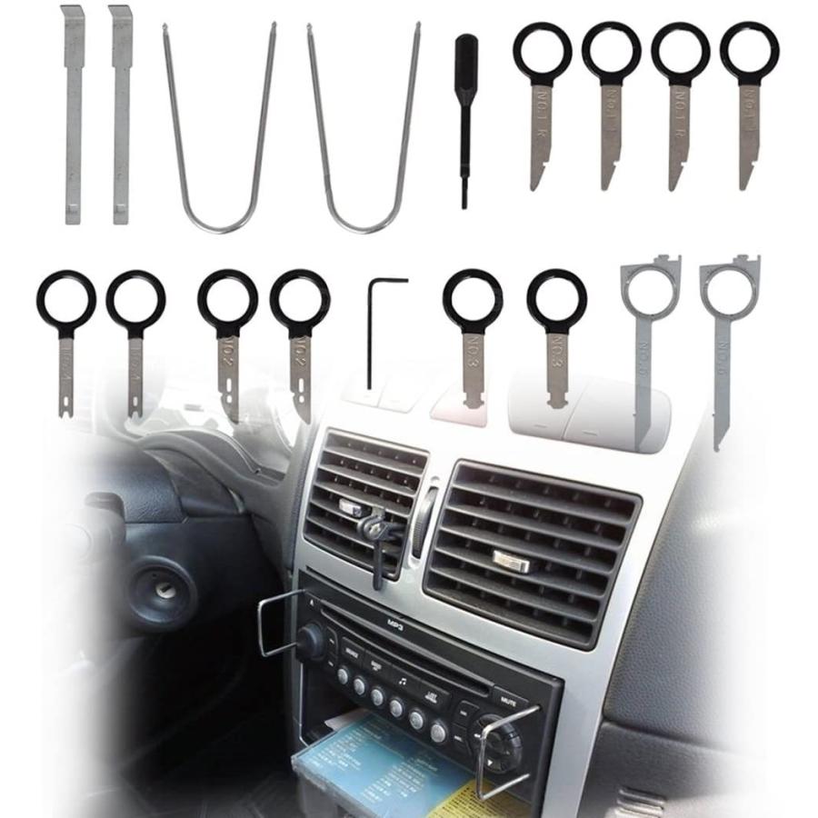 カーオーディオ リムーバーツール 車 オーディオ 交換 工具 セット 内張りはがし ラジオ 取り外し カーステレオ Dvd リムーバー 変換 000 T S Shop 通販 Yahoo ショッピング