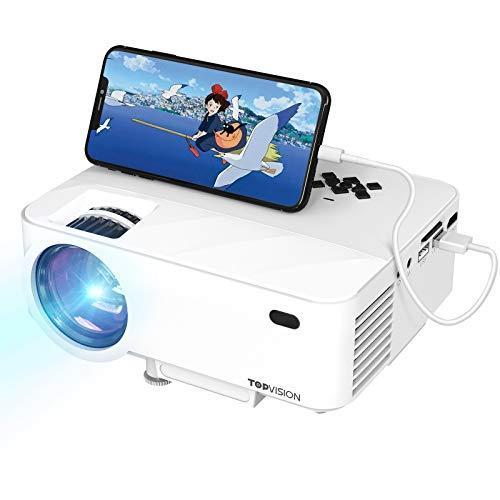 肌触りがいい 2400ml 1080ptopvision プロジェクター小型 スピーカーが二つ内蔵 スマホ パソコン タブレット ゲーム機 Dvdプレイヤ 50 Off Euroimpex Lv