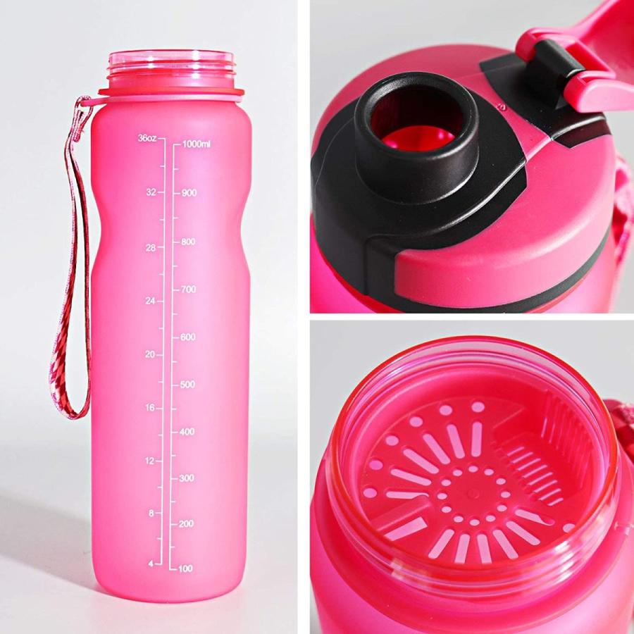 Kslong 飲料ボトル Tritan 水筒 ポータブル旅行自転車プラスチックアウトドアスポーツボトル大きい ピンク 600ml T S Shop 通販 Yahoo ショッピング