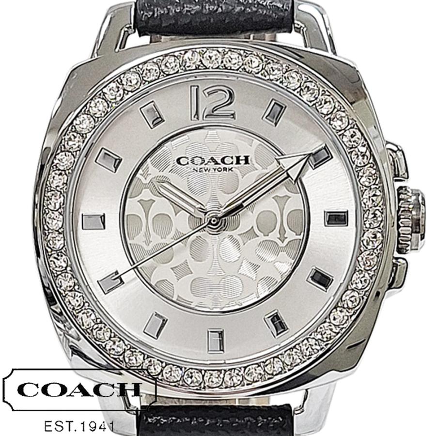 COACH コーチ 腕時計 時計 レディース バンド ブラック レザー COACH コーチ 腕時計 時計 レディース バンド ブラック レザー