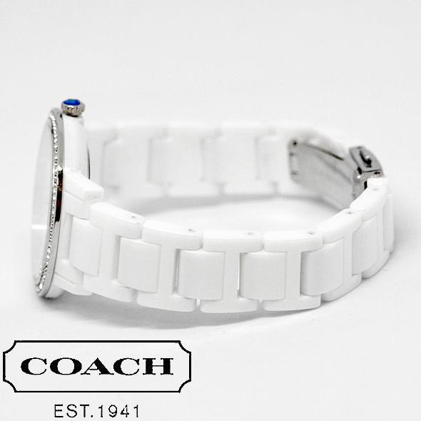 コーチ 腕時計 レディース 時計 COACH 14503499 AUDLAY ホワイト 