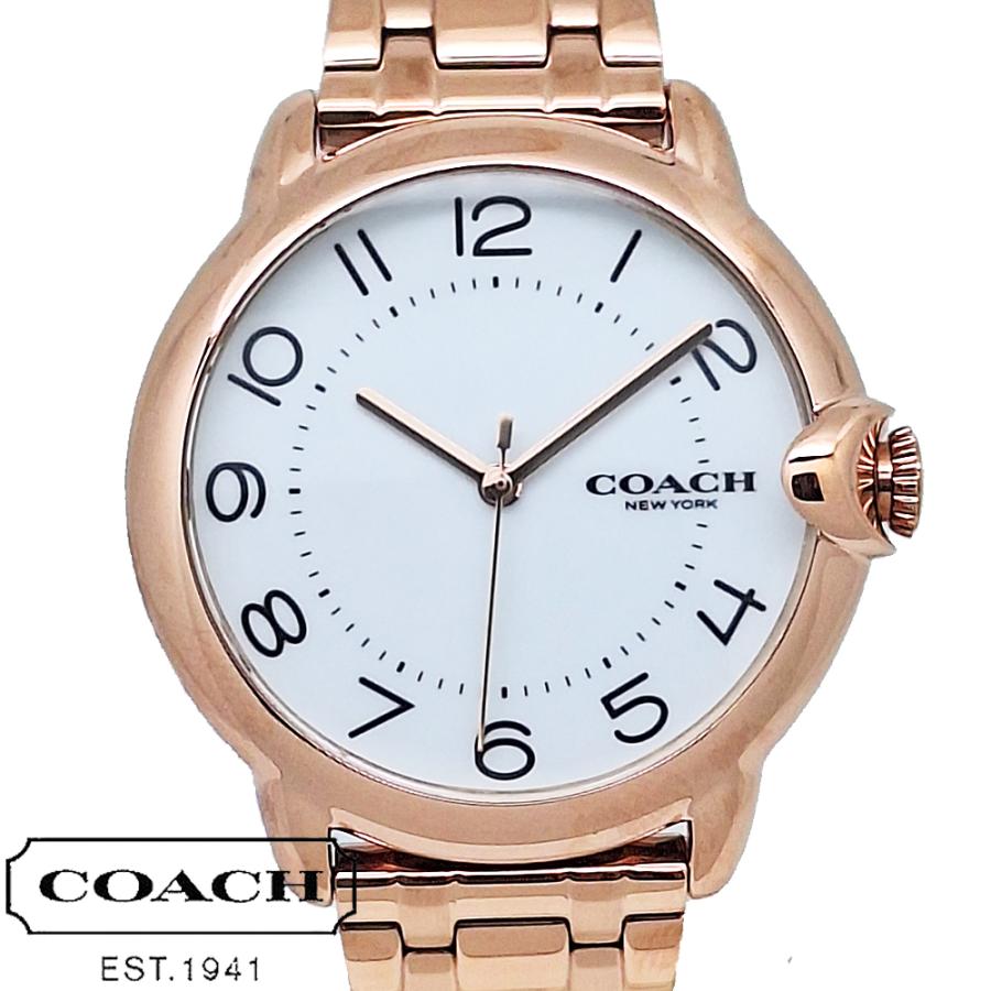 COACH（コーチ） 腕時計 レディース 時計 アーデン ローズゴールド