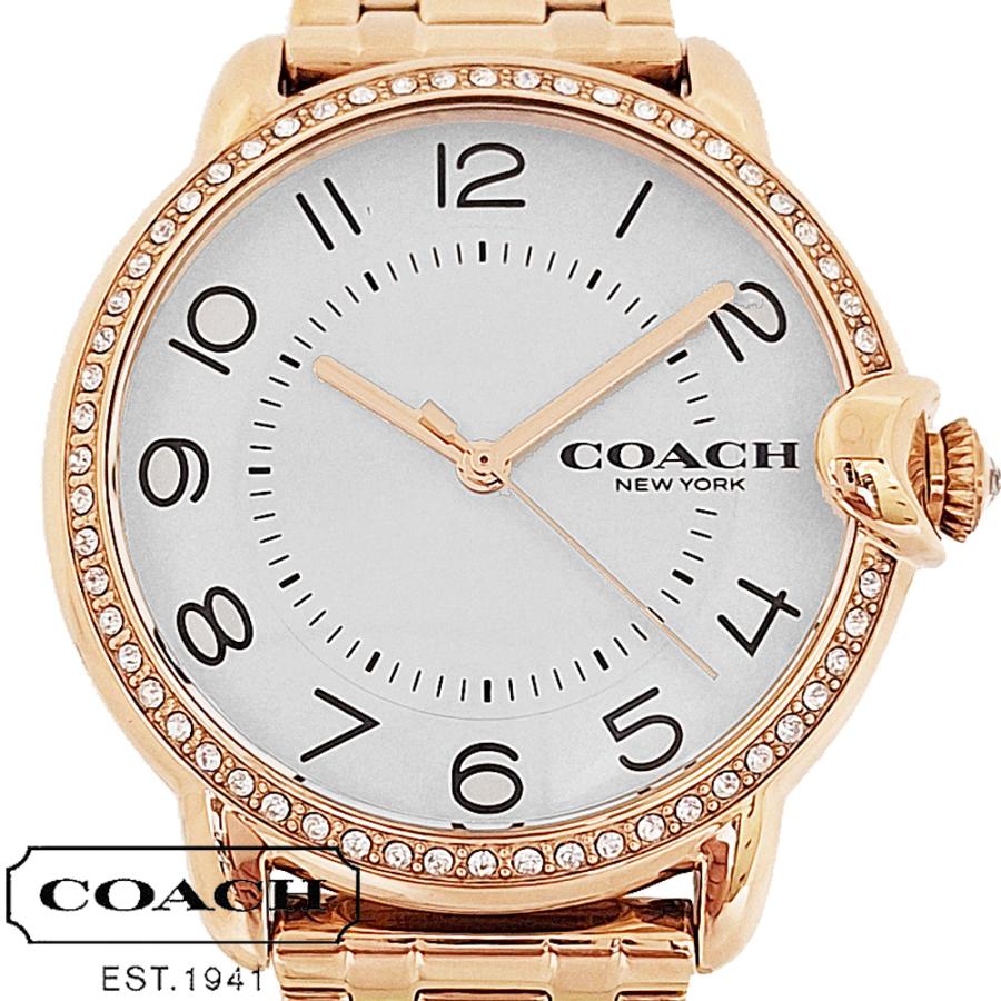 コーチ 腕時計 ＡＲＤＥＮ クォーツ時計 レディース 14503809 COACH（コーチ） 時計 腕時計 レディース ローズゴールド シルバー文字