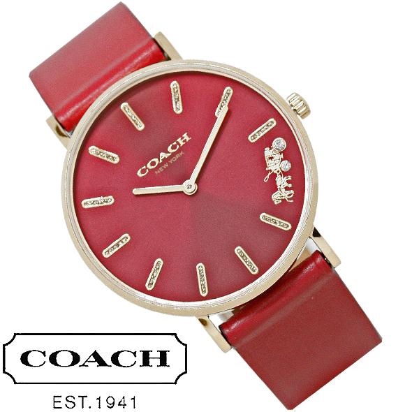 COACH コーチ 腕時計 レディース 時計 プレゼント ギフト レッド COACH コーチ 腕時計 レディース 時計 プレゼント ギフト レッド