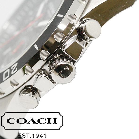 コーチ 腕時計 メンズ 時計 ブラック クロノグラフ COACH 14602565